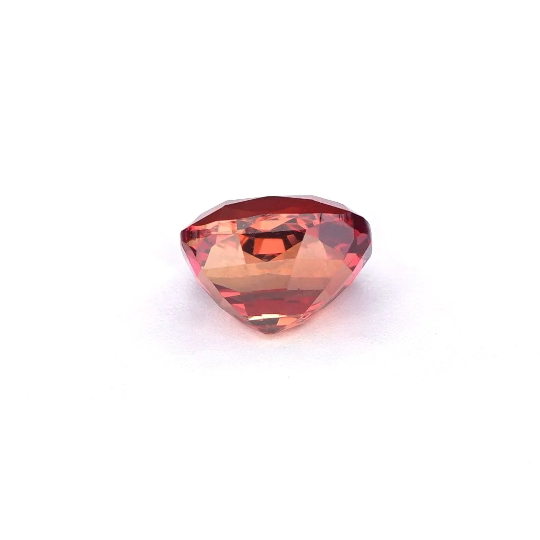 1.01ct Cushion Shaped Unheated Padparacha Perfect Orage Sunrise Mixed Shade The King Sapphire with AGTl Color Stability Test Passed sapphire image 3 of 4