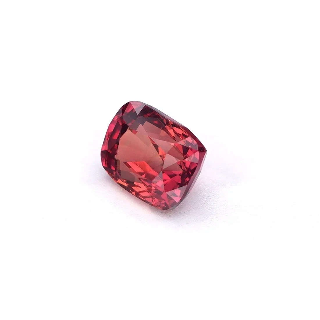 1.01ct Cushion Shaped Unheated Padparacha Perfect Orage Sunrise Mixed Shade The King Sapphire with AGTl Color Stability Test Passed sapphire image 2 of 4