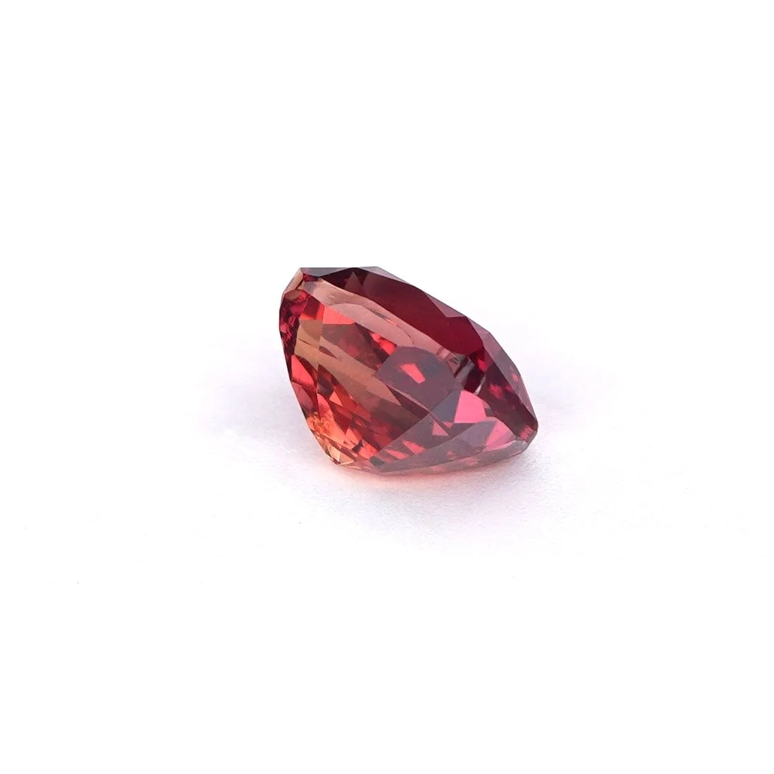 1.01ct Cushion Shaped Unheated Padparacha Perfect Orage Sunrise Mixed Shade The King Sapphire with AGTl Color Stability Test Passed sapphire image 4 of 4