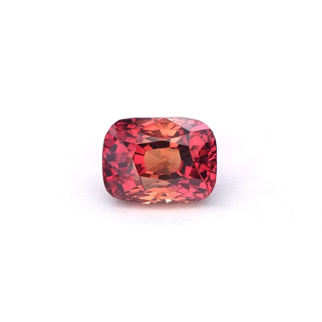 1.01 carat Cushion Shaped Unheated Padparacha Perfect Orage Sunrise Mixed Shade The King Sapphire with AGTl Color Stability Test Passed sapphire