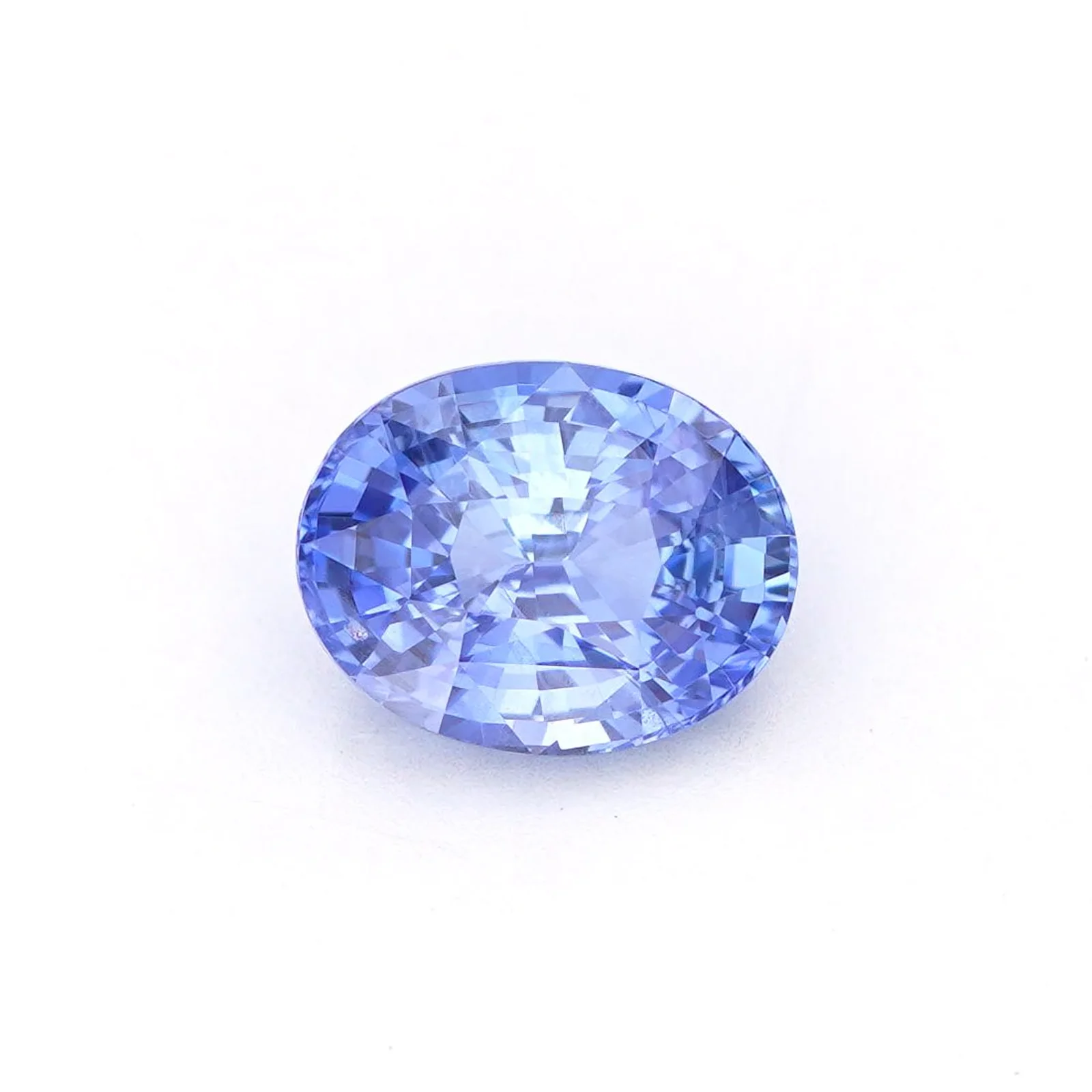 1.54 carat Oval Unheated Sri Lankan Cornflower Blue Sapphire Clean Stone sapphire