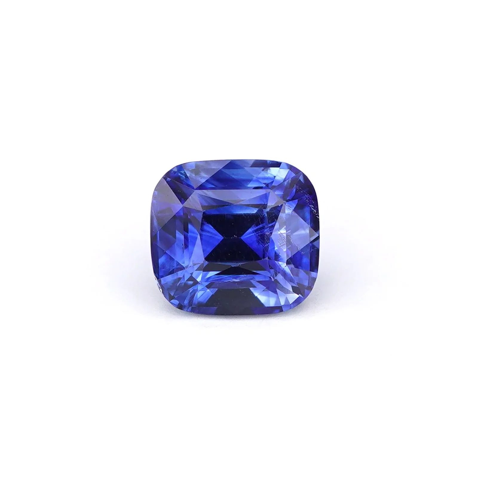 2.00 carat Cushion Well Cut Unheated Clean Vivid Royal Blue Sapphire sapphire