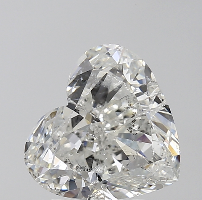 3.01 carat, Heart, Diamond, G colour, SI2 clarity, certified by IGI
