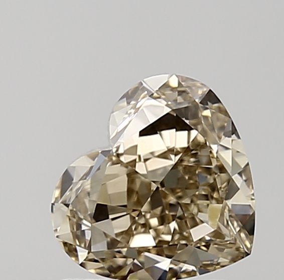 1.30 carat, Heart, Diamond, FANCY colour, VVS1 clarity, certified by GIA