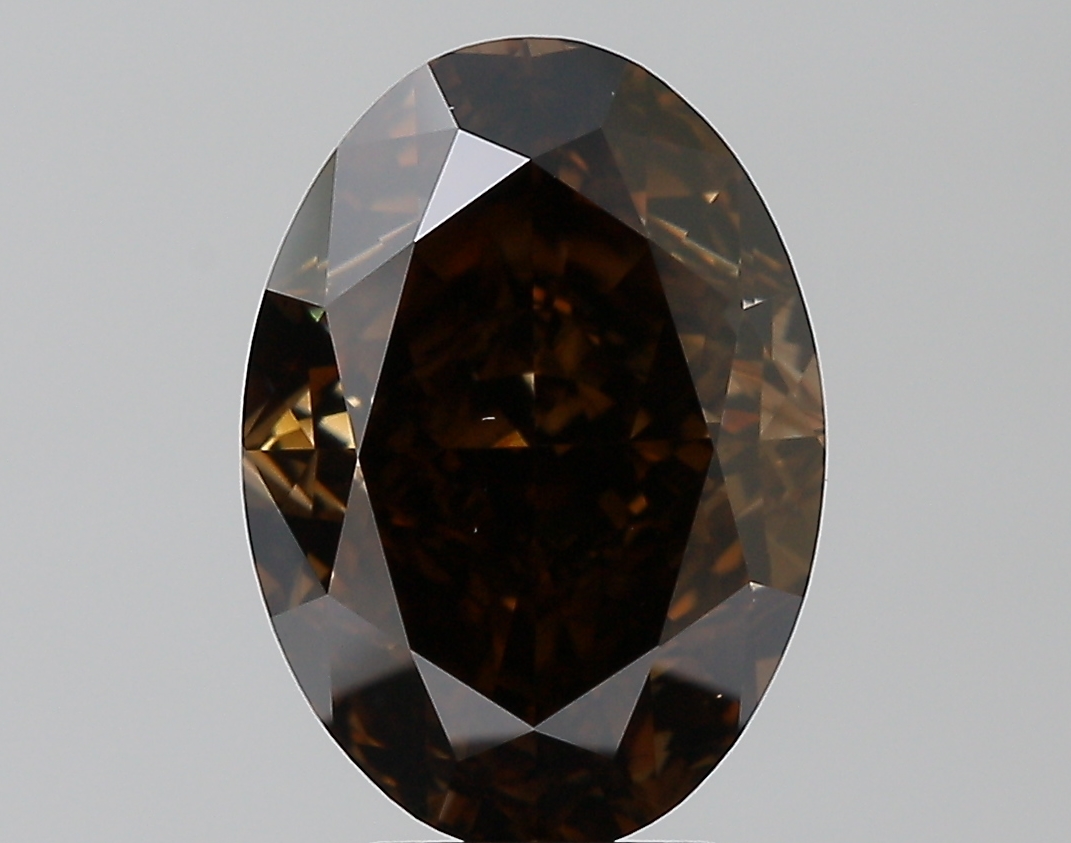 5.17 carat, Oval, Diamond, FANCY colour, VS2 clarity, certified by GIA