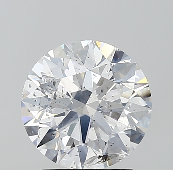 2.00 carat, Round, Diamond, D colour, I1 clarity, certified by HRD